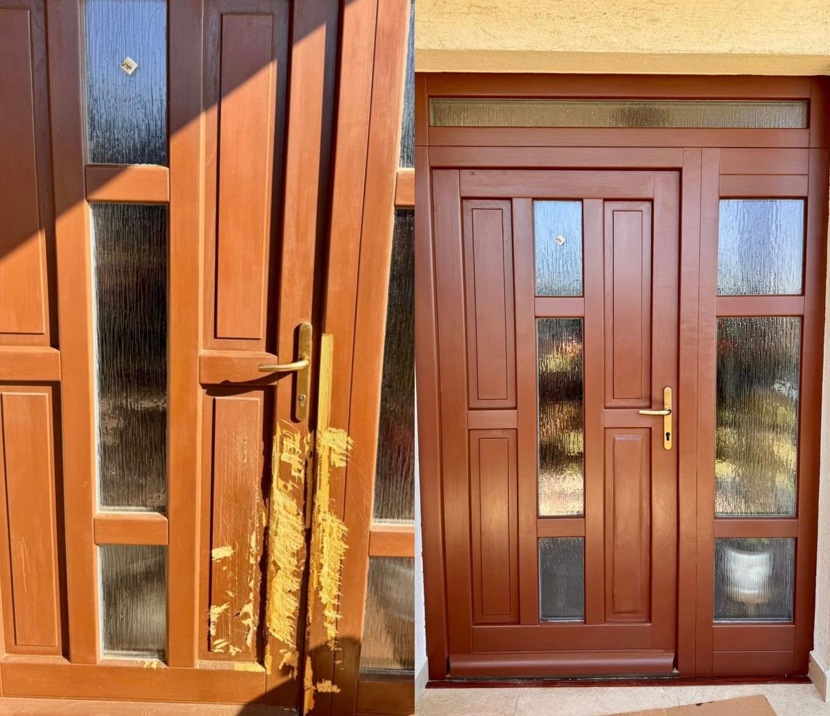 Renovácia drevených dverí